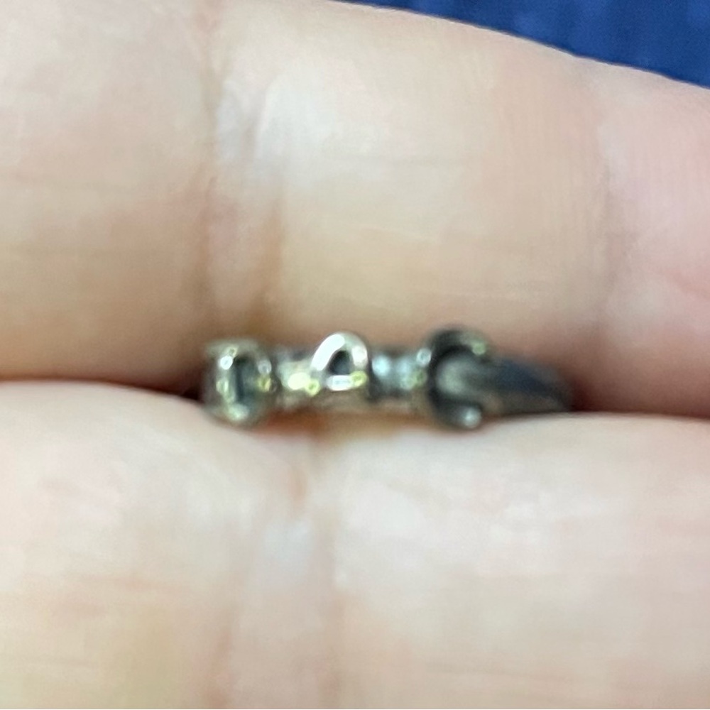 Silver And Prasiolite Large Gemstone Bracelet - image 2